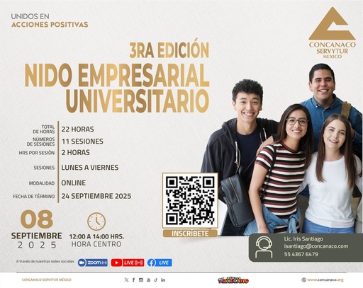 3ra Edición – Programa "Nido Empresarial Universitario"